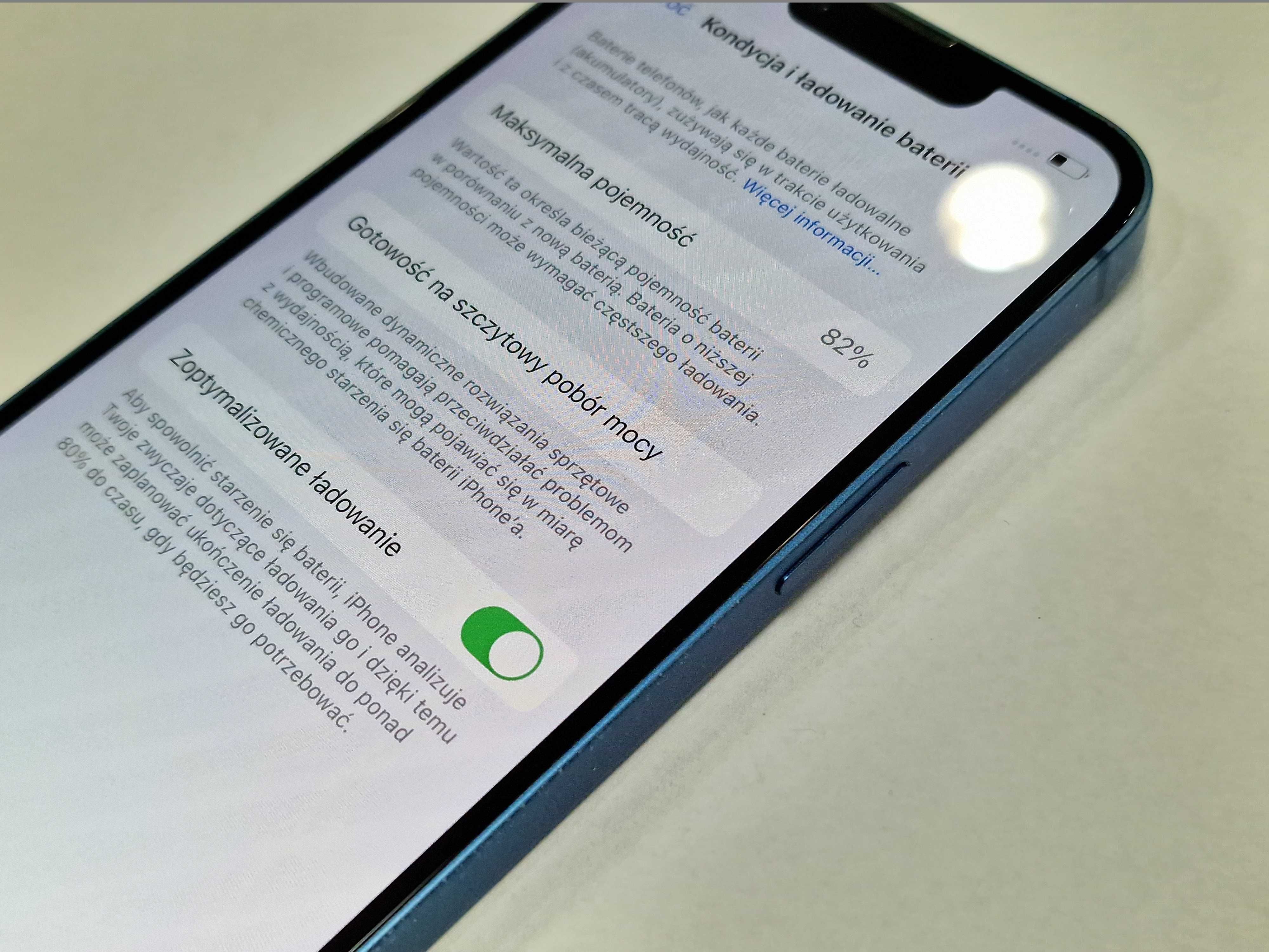 Iphone 13 256GB/ Blue/ Bat 82%/ Grade B+/ Gwarancja + ładowarka