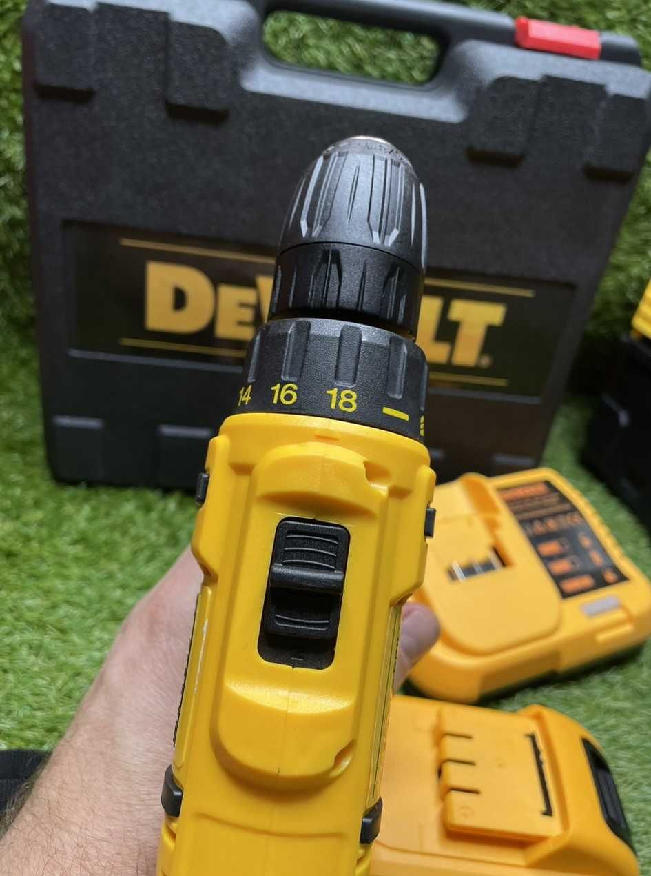 Аккумуляторный шуруповерт DeWalt + НАБОР инструментов в ПОДАРОК!