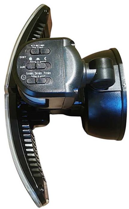 Lampa led hermetyczna z czujnikiem ruchu 3500 lm 5000k ip55 rozkładana