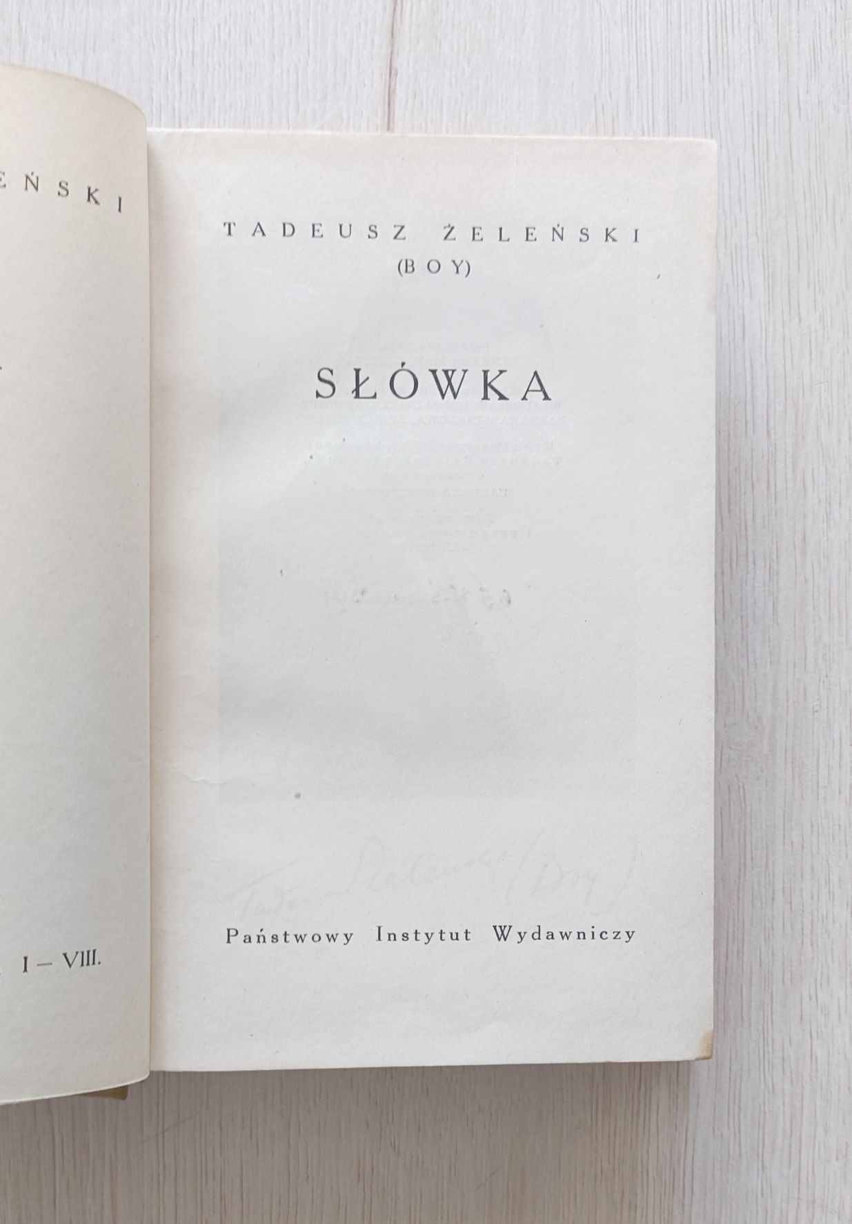 Słówka Tadeusz Boy Żeleński