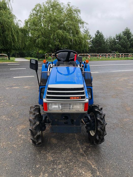 Traktorek Iseki TU157 z glebogryzarką, 15KM, 4x4