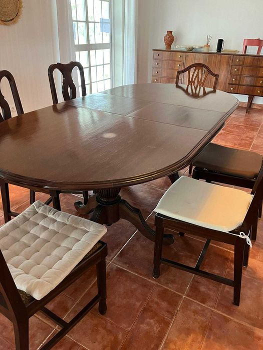 promoção até domingo Mesa de jantar alentejana capacidade 6 8 pessoas