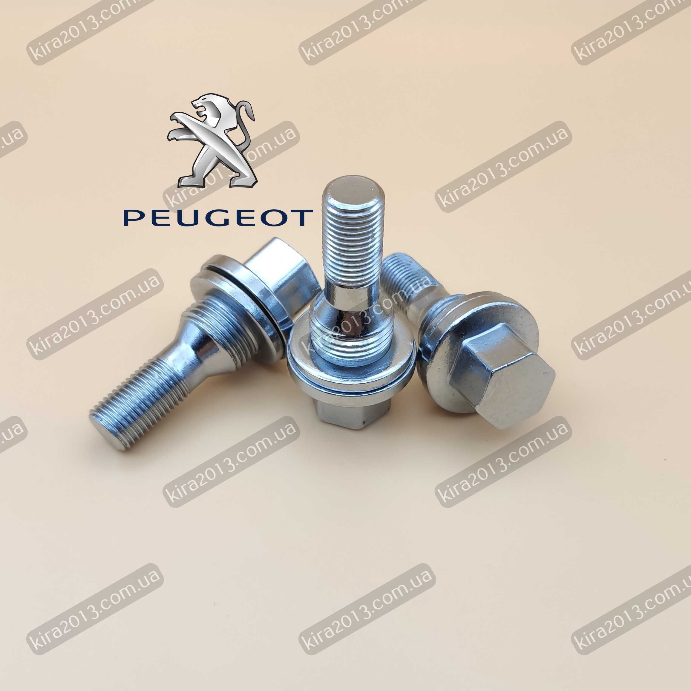 Болт колесный Peugeot Citroen Болты с плоской шайбой Пежо Ситроен