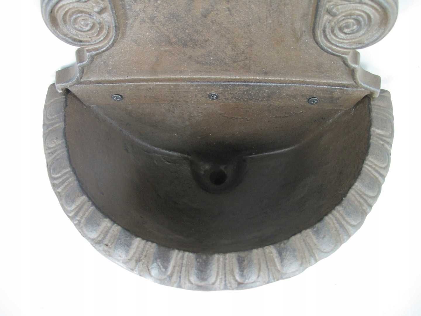 WYLEWKA - FONTANNA - ŻELIWO brąz KRAN wisząca 68cm