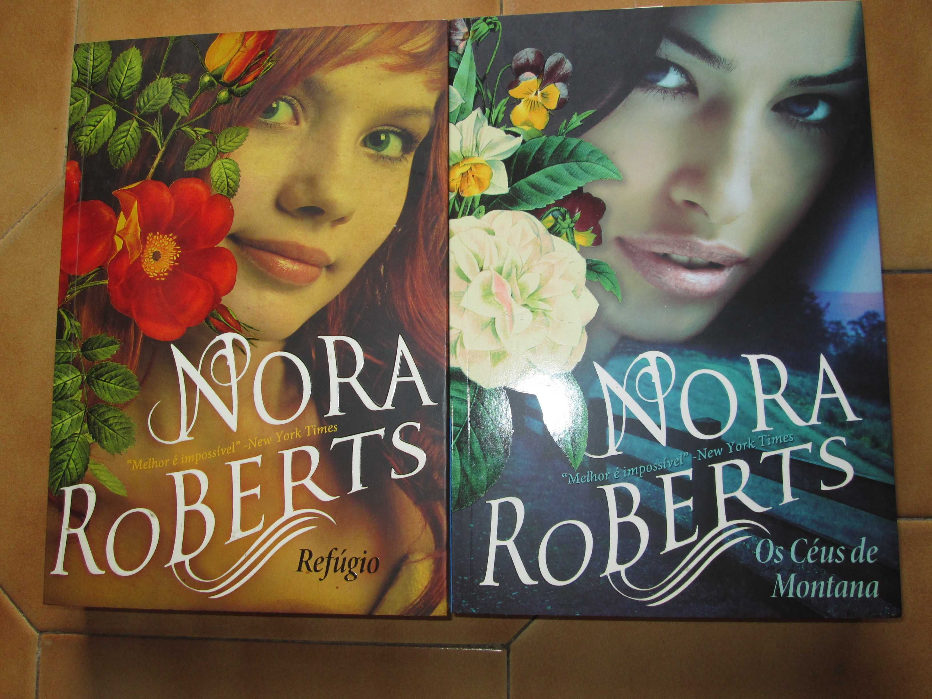 5 livros da famosa escritora " Nora Roberts