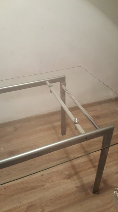 Stol duzy szklany- 160 x 90 x 74 cm