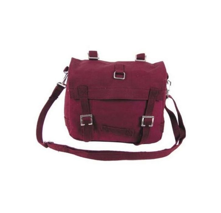 Маленька полотняна сумка крос-боді vintage bordeaux modamilitare.it