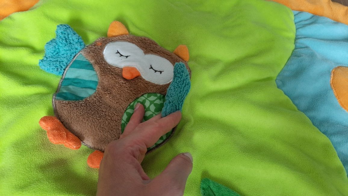 Mata edukacyjna baby fehn sowa i jeż Sleeping forest