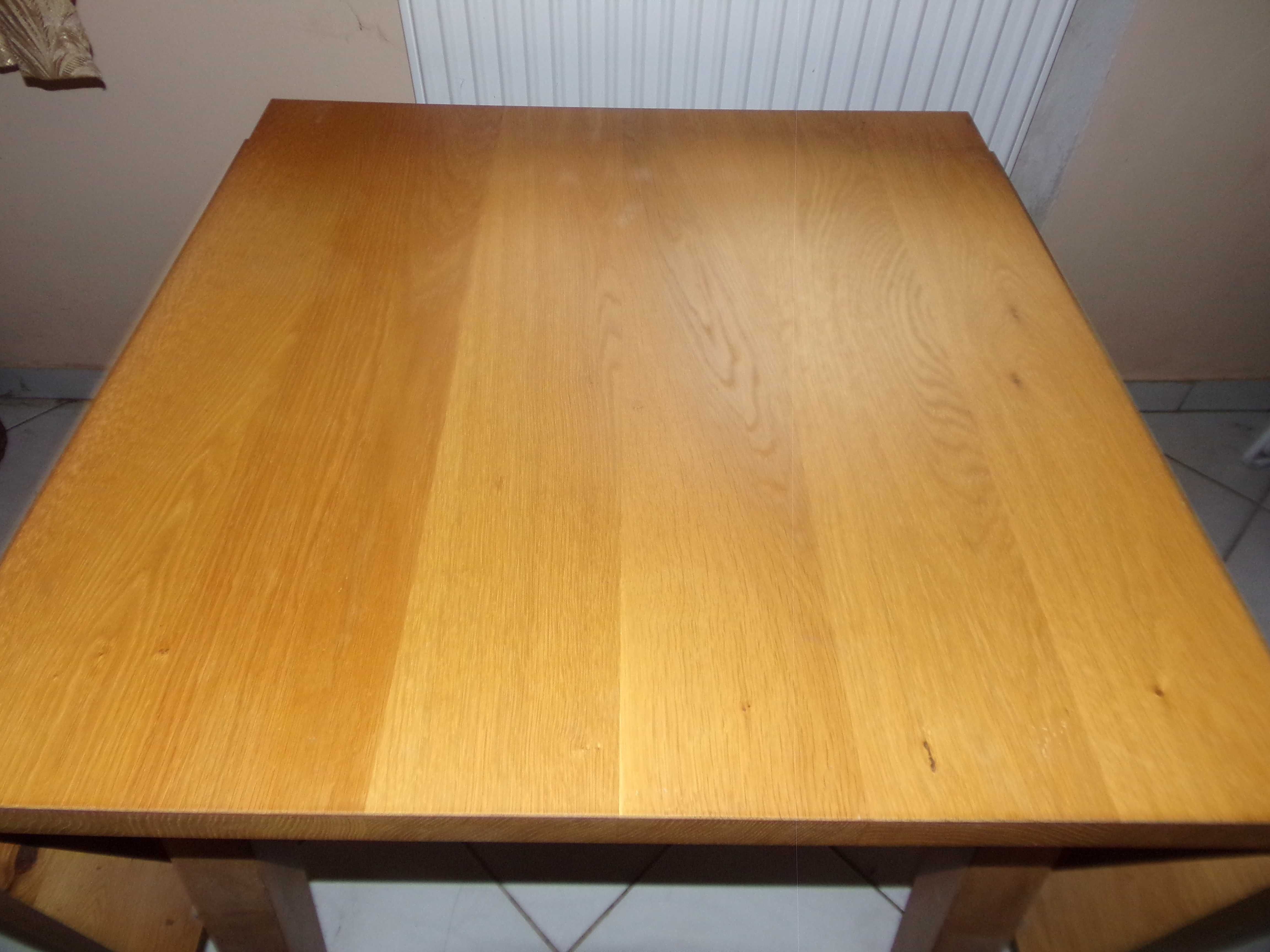 Ikea Möckelby stół kwadratowy rozkładany drewniany DĘBOWY kuchnia