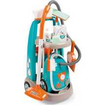 Smoby Wózek do sprzątania z akcesoriami odkurzacz dla dzieci A