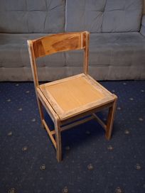 Krzesła PRL 2 szt przygotowane do renowacji