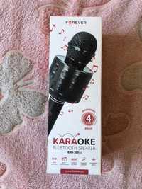 mikrofon forever bms-300 karaoke z głośnikiem czarny