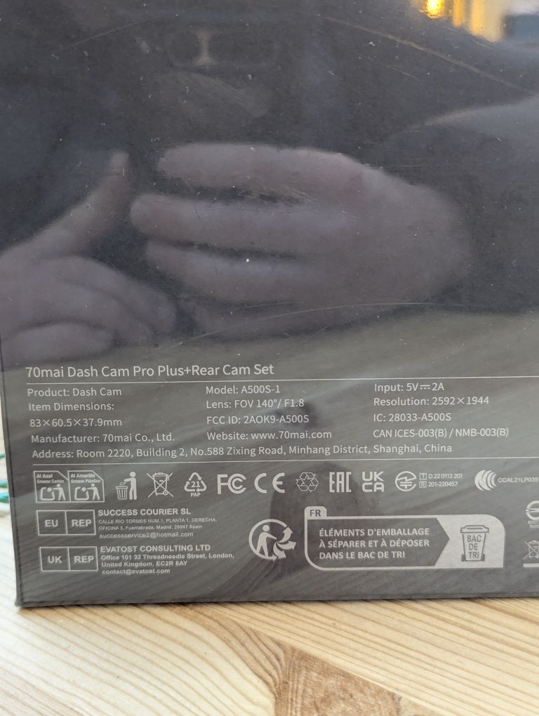 Відеореєстратор Xiaomi 70mai Dash Cam Pro Plus A500S-1 Global + RC06