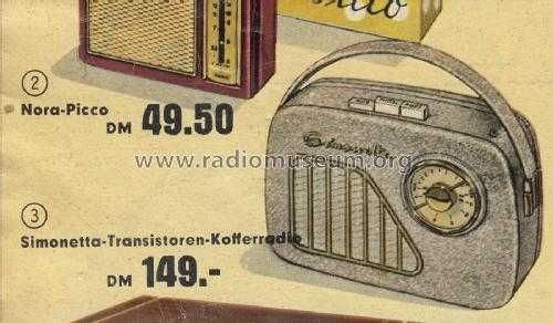 ламповое переносное радио Simonetta, 1958, RADIO TUBE VINTAGE!