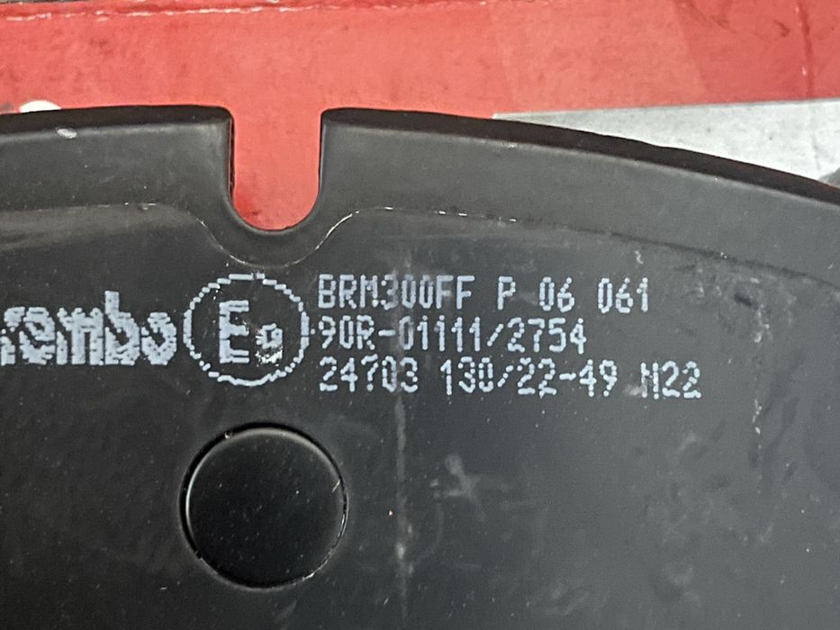 BMW 5/6 - Pastilhas travão (eixo traseiro)