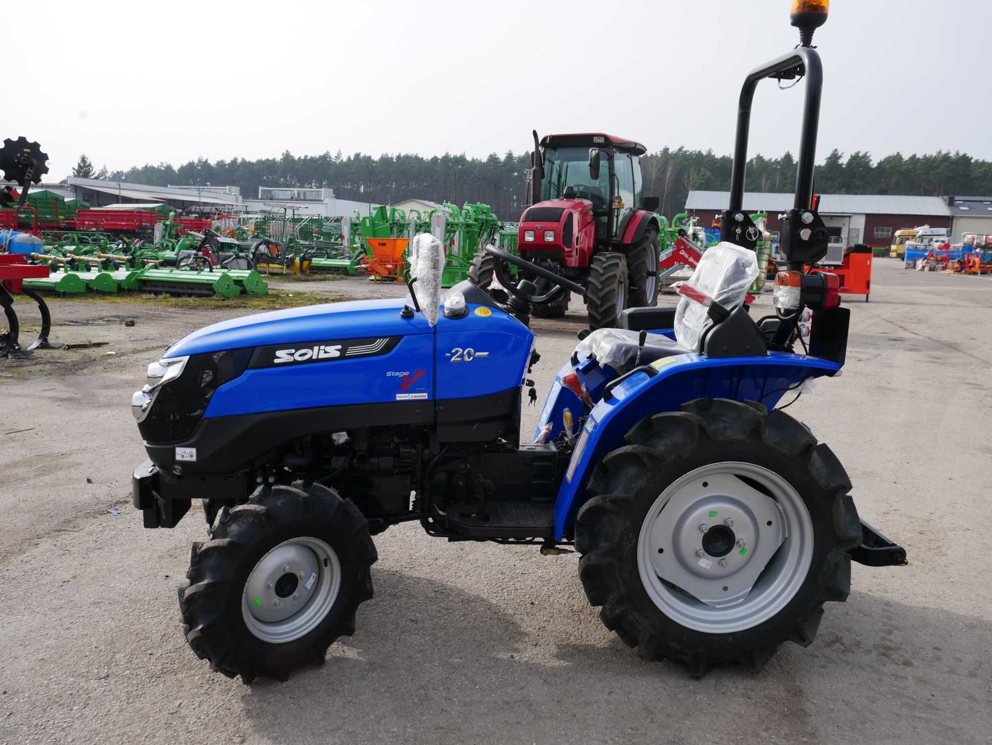 SOLIS 20 Nowy Traktorek Ogrodniczy napęd 4x4 Ogrodowy wspomaganie