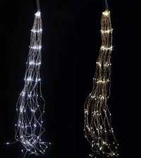 Гірлянда кінський хвіст 2м,600 led ламп,30 ниток,гирлянди новорічні