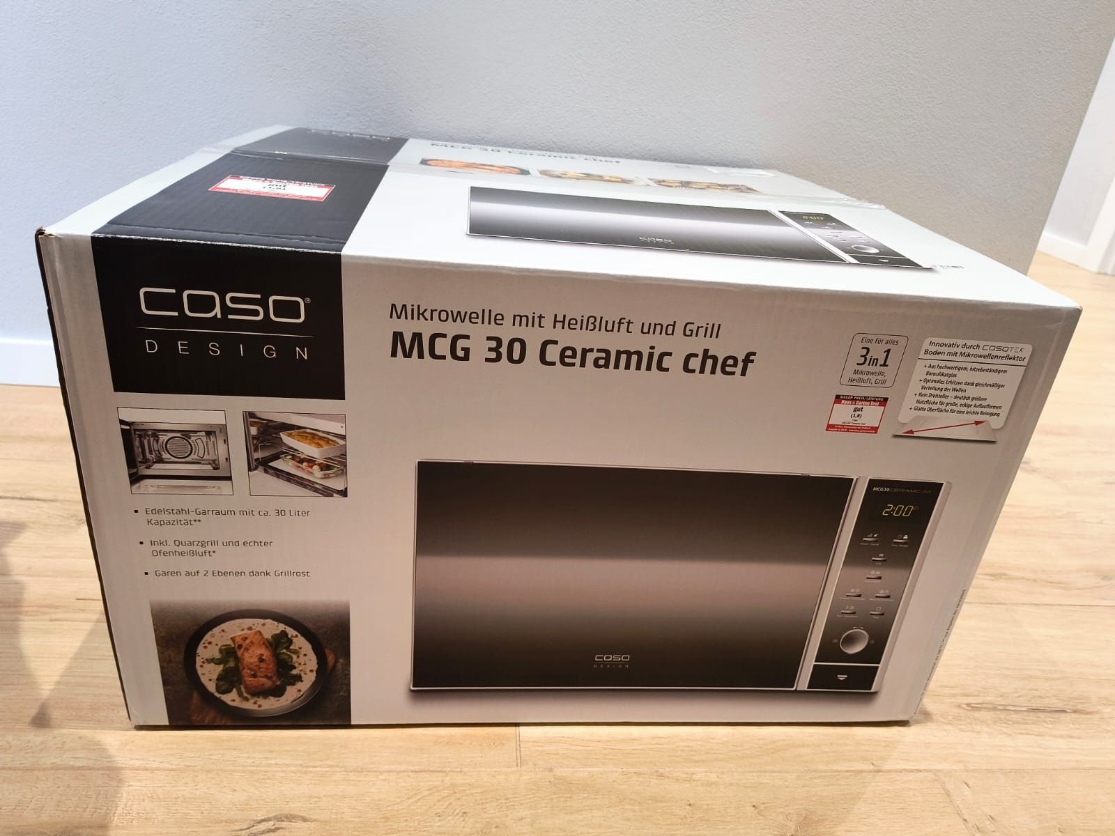Mikrofalówka CASO MCG 30 Ceramic chef