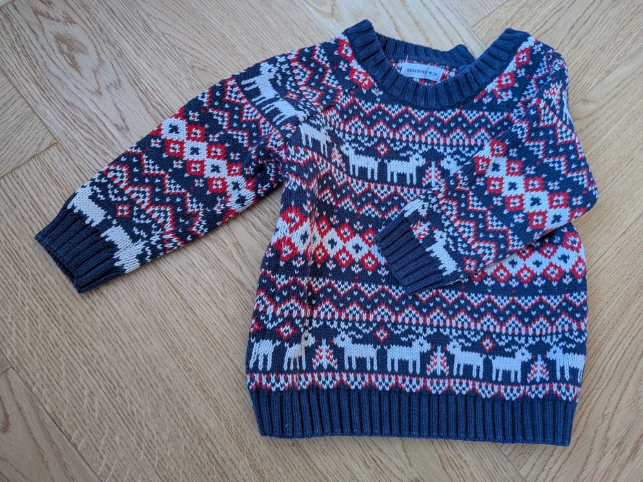 Sweter zimowy 80 (2 sztuki)