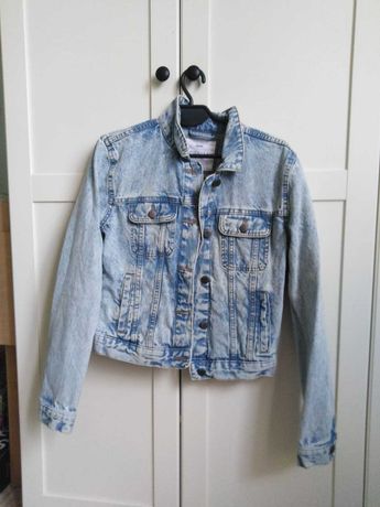 Niebieska kurtka jeansowa, rozmiar S, cropp