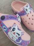 Klapki typu crocs różowe