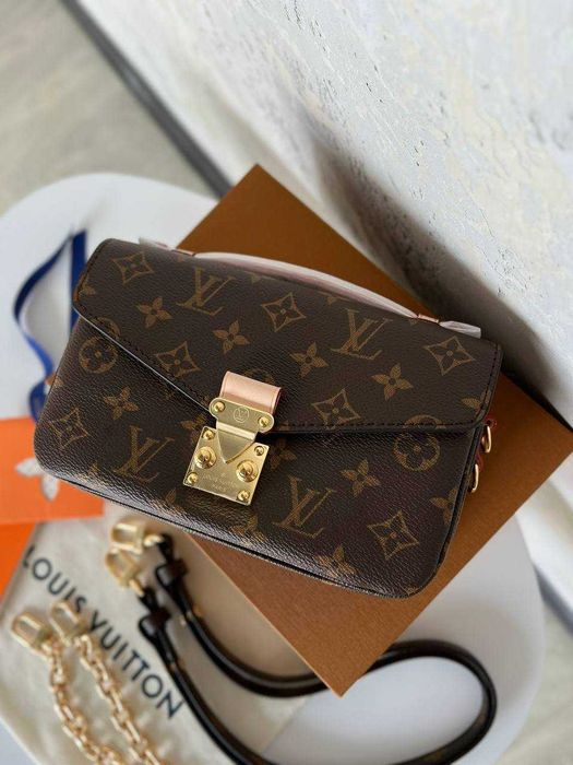 Сумка Louis Vuitton Pochette Métis | чорна, коричнева, беж, біла