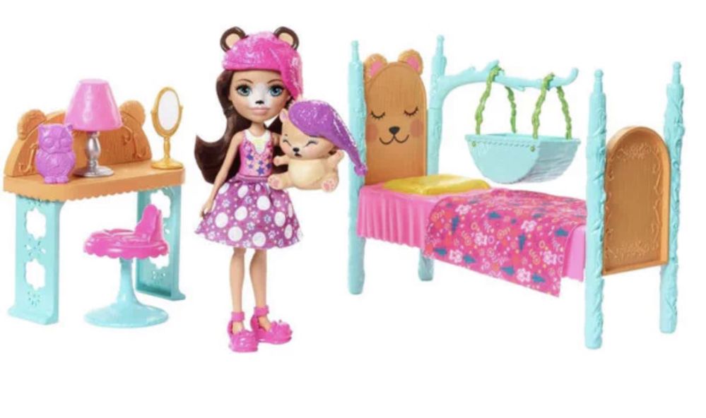 Enchantimals Lalka Sypialnia Mebelki FRH46 Mattel