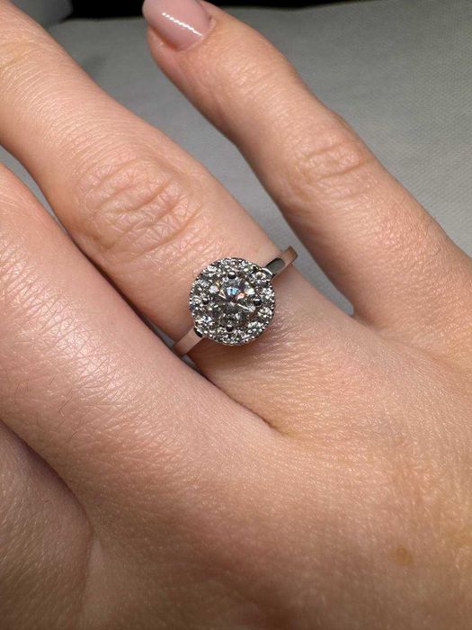 Кольцо в стиле Tiffany 0,56 ct
