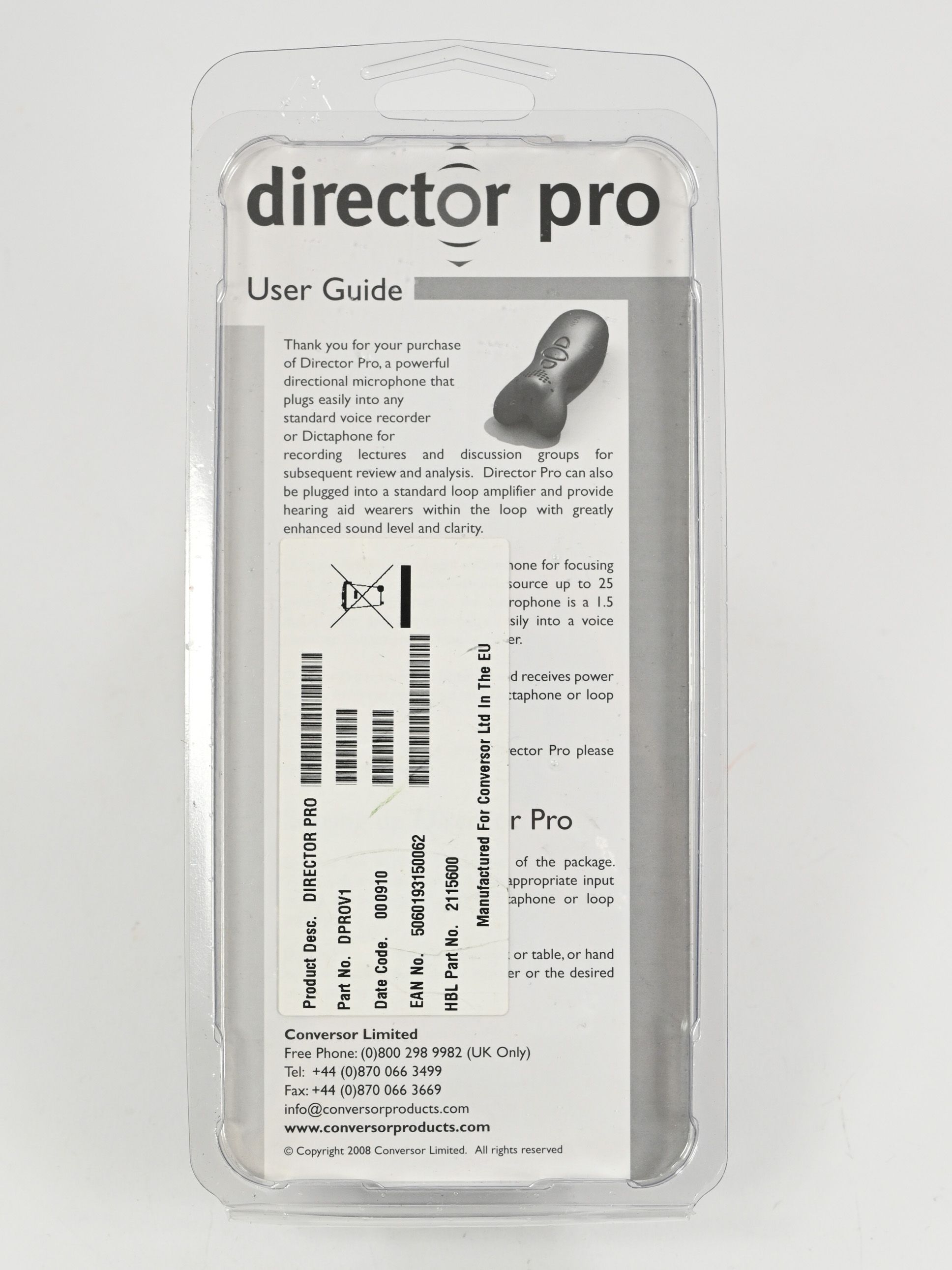 DIRECTOR PRO - Mikrofon wzmacniający dzwięk