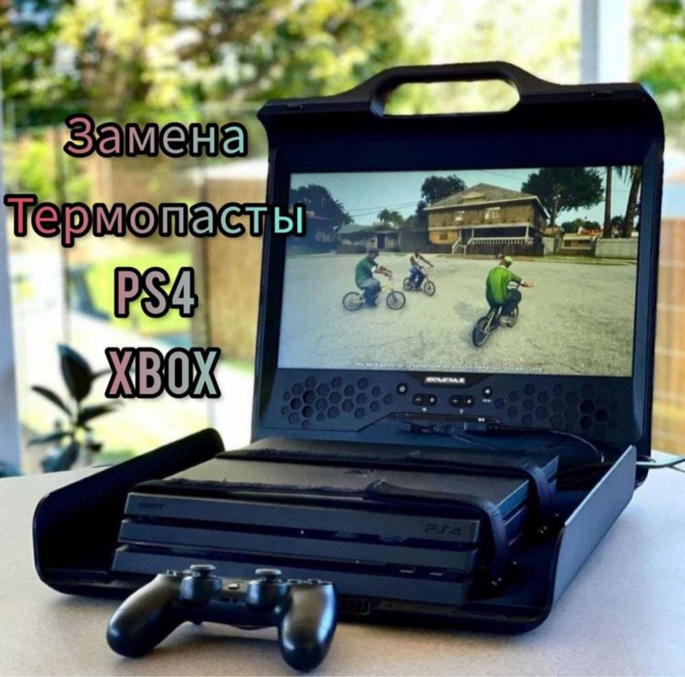 Чистка и Замена Термопасты Ps4 Playstation пс приставки Xbox