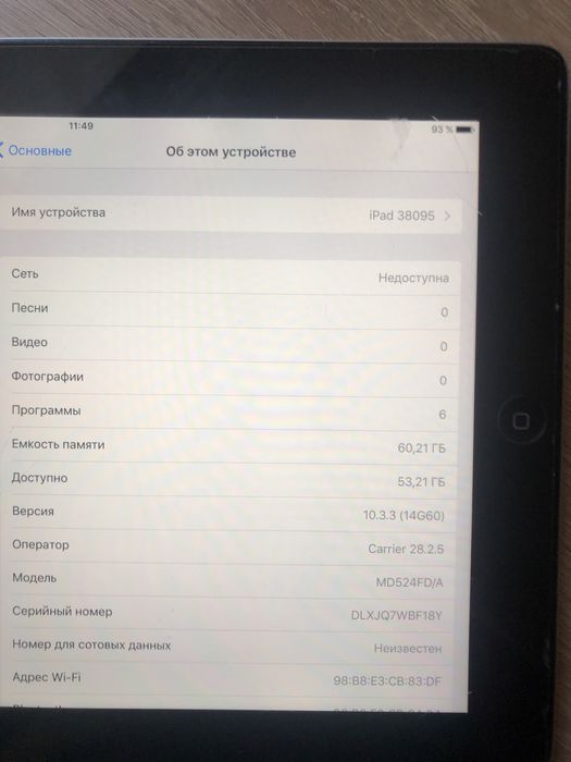 Ipad 4 64 gb sim