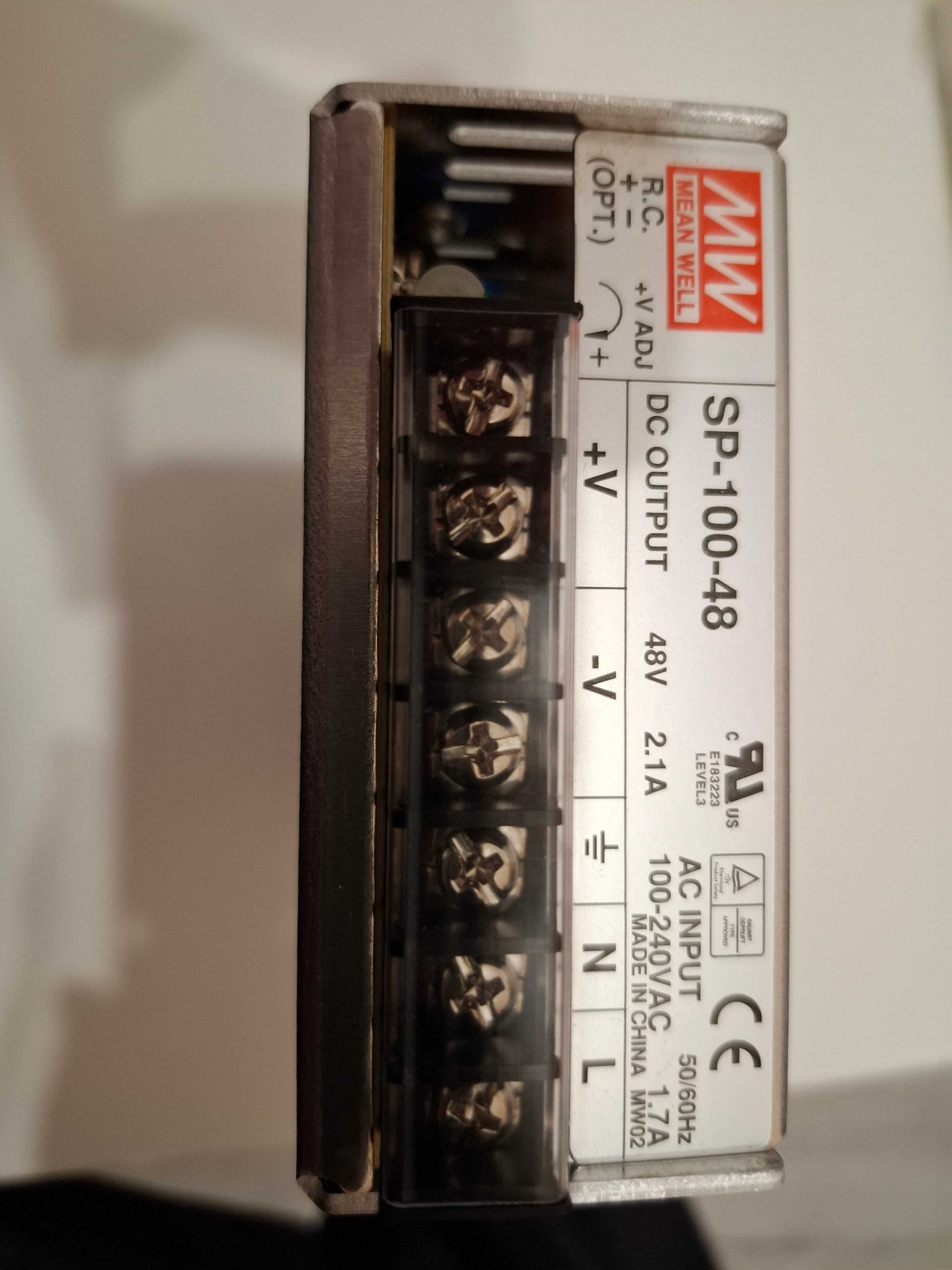 SP-100-48 Zasilacz impulsowy modułowy 100W 48V 2.1A Radiolinia