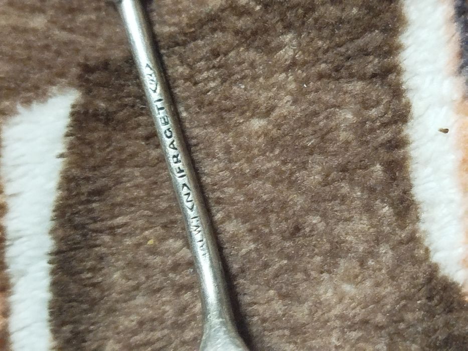 Серебряная ложка"FRAGET". Винтаж. Антиквариат.