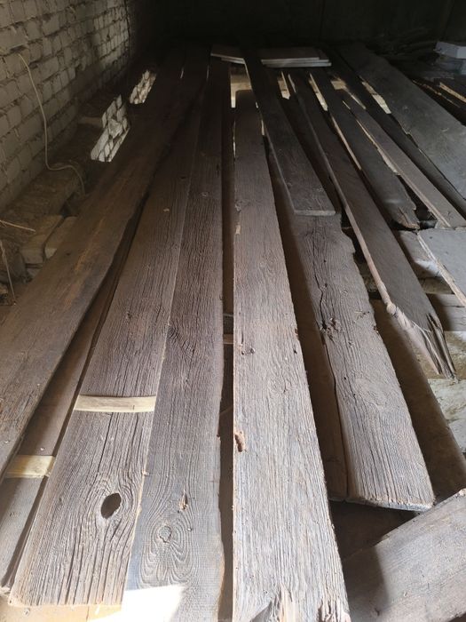 Stare deski ze stodoły, ładna stara faktura, suche , długie