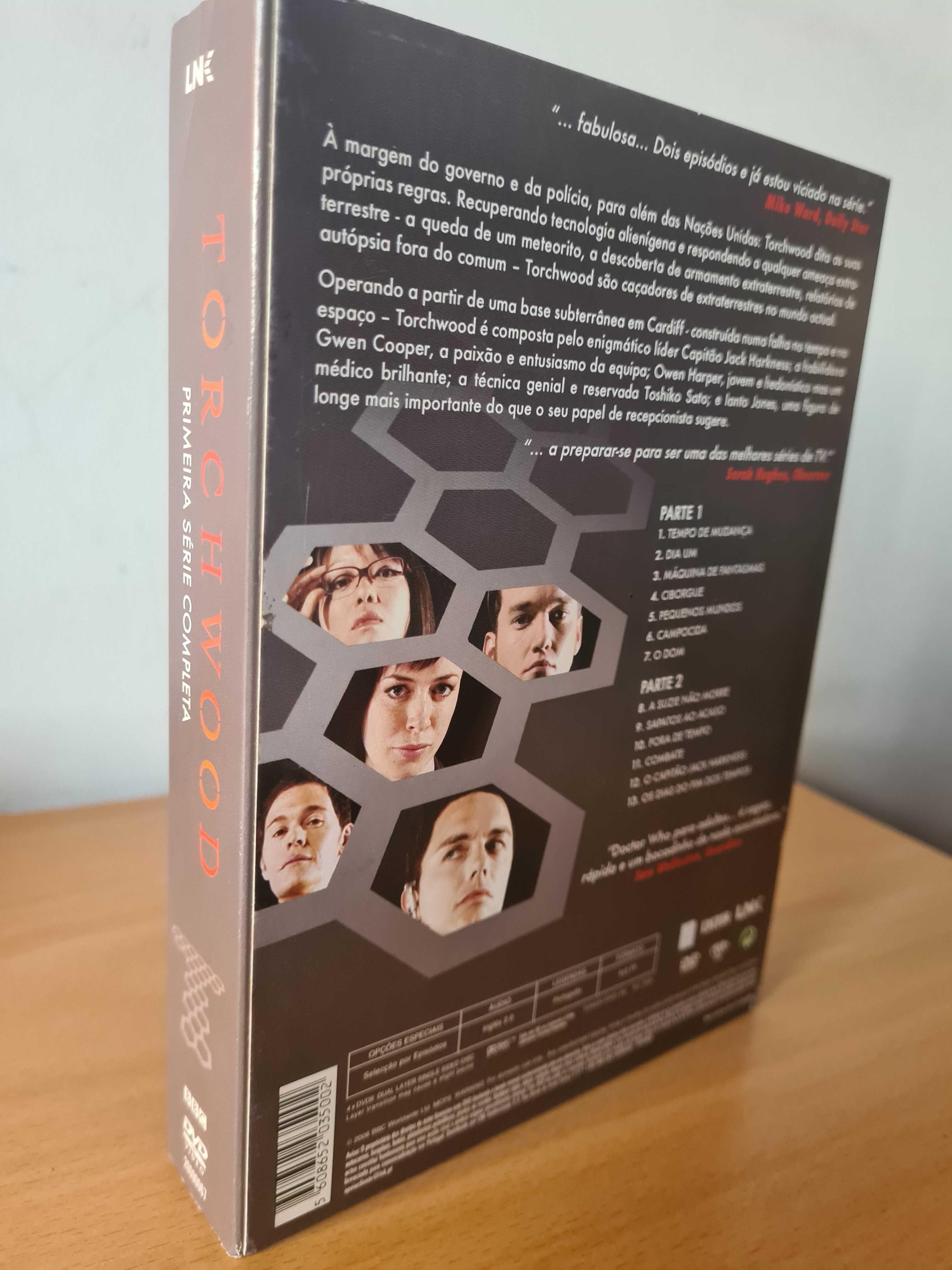 Primeira temporada da série "Torchwood" em DVD