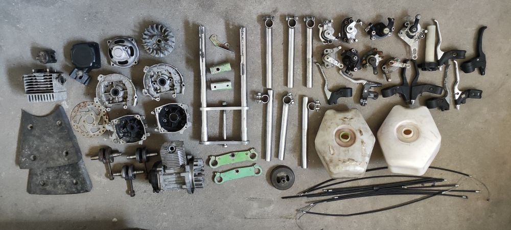 Peças de mini mota e moto 4 e motores