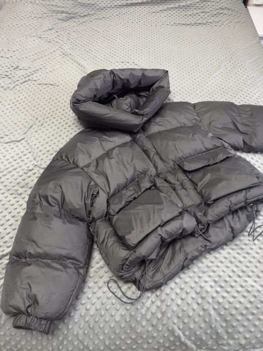 Зимова куртка-пуховик сіра | Дуже тепла