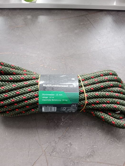 Lina 10 m grubość 15mm udźwig 50kg