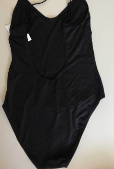 Jednoczęściowy czarny strój kąpielowy z cekinami 36 S OVS