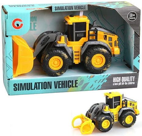 Traktor Koparka Auto Budowa Światło Dźwięk