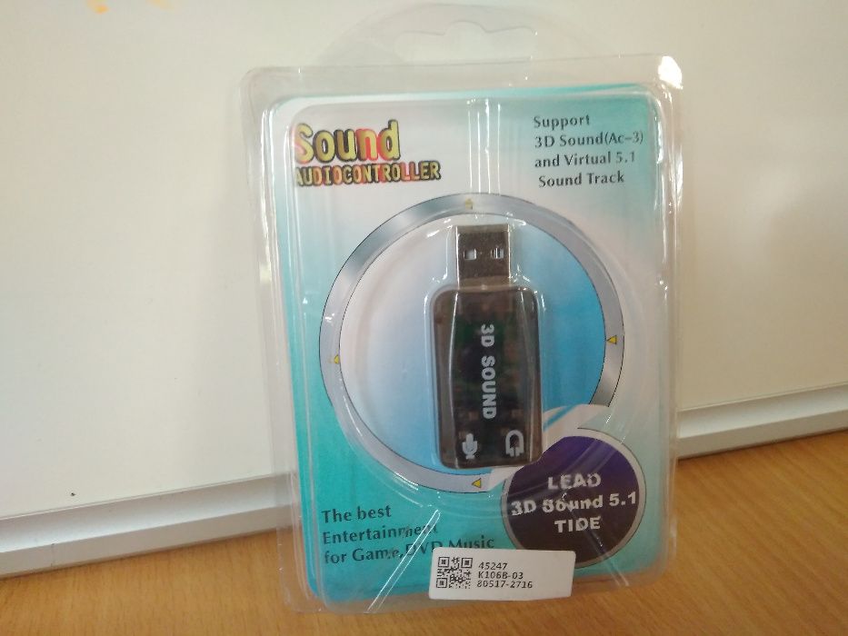 Внешняя звуковая карта GoodEm USB 2 (аудио карта для пк) windows