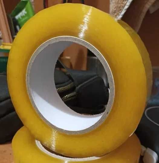 Скотч канцелярський, прозорий 1000 м