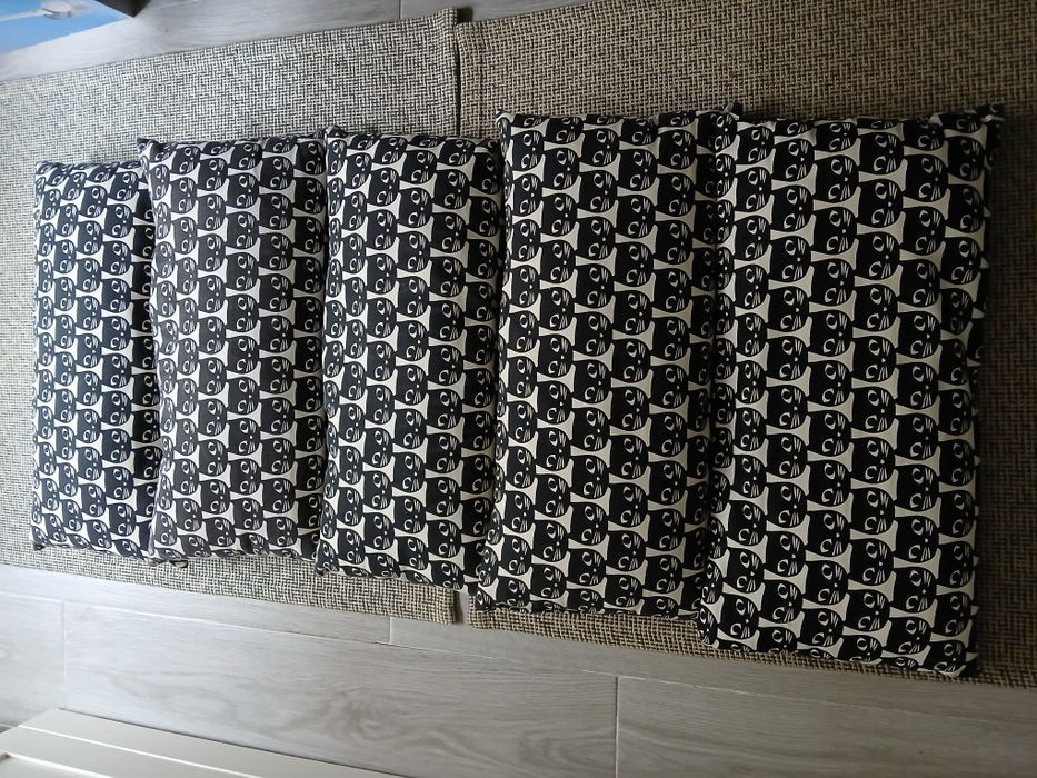 2 Almofadas de decoração ikea cinza