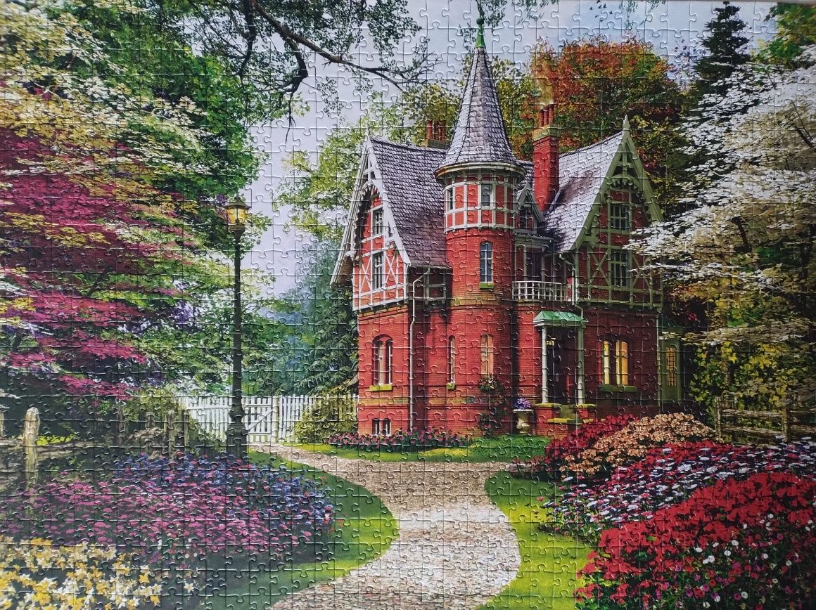 Puzzle 1000el. Trefl Premium Quality Wiktoriański dom
