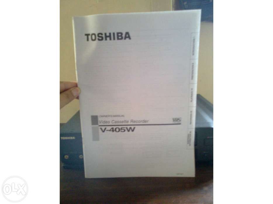 Videogravador vhs toshiba v-205 w/v-405 w