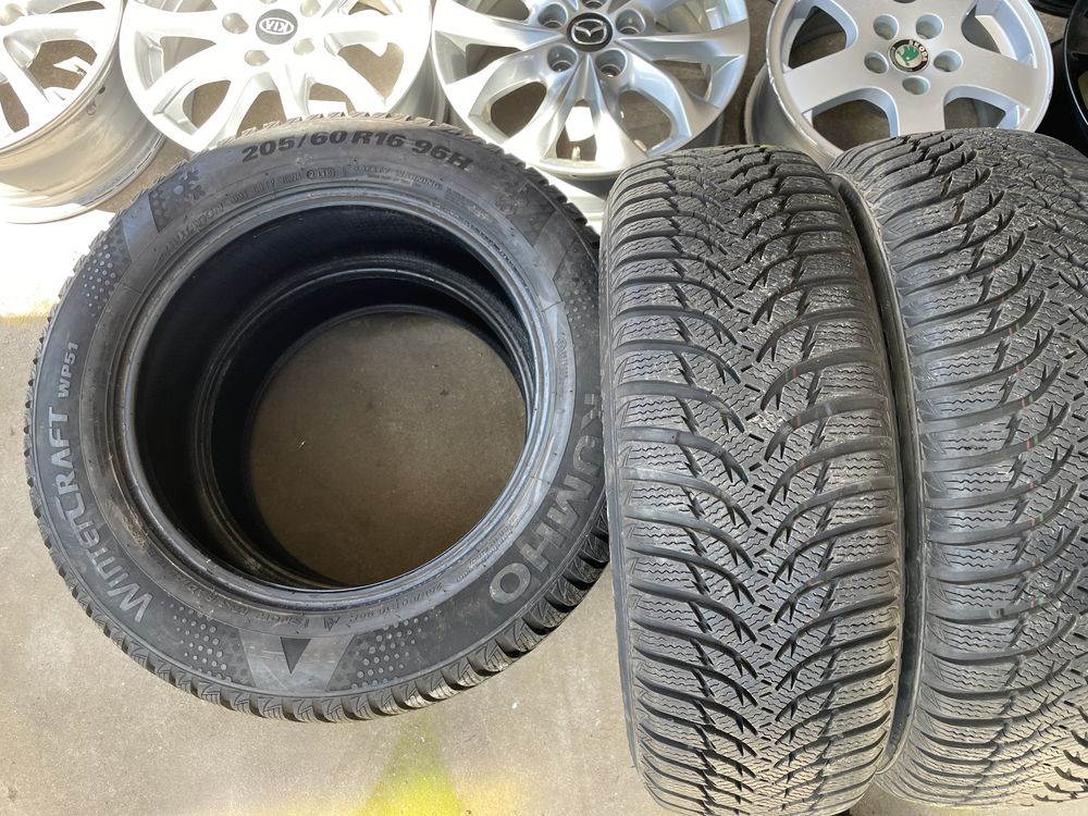 Bardzo ładny komplet opon Kumho - montaż, gwarancja i faktura