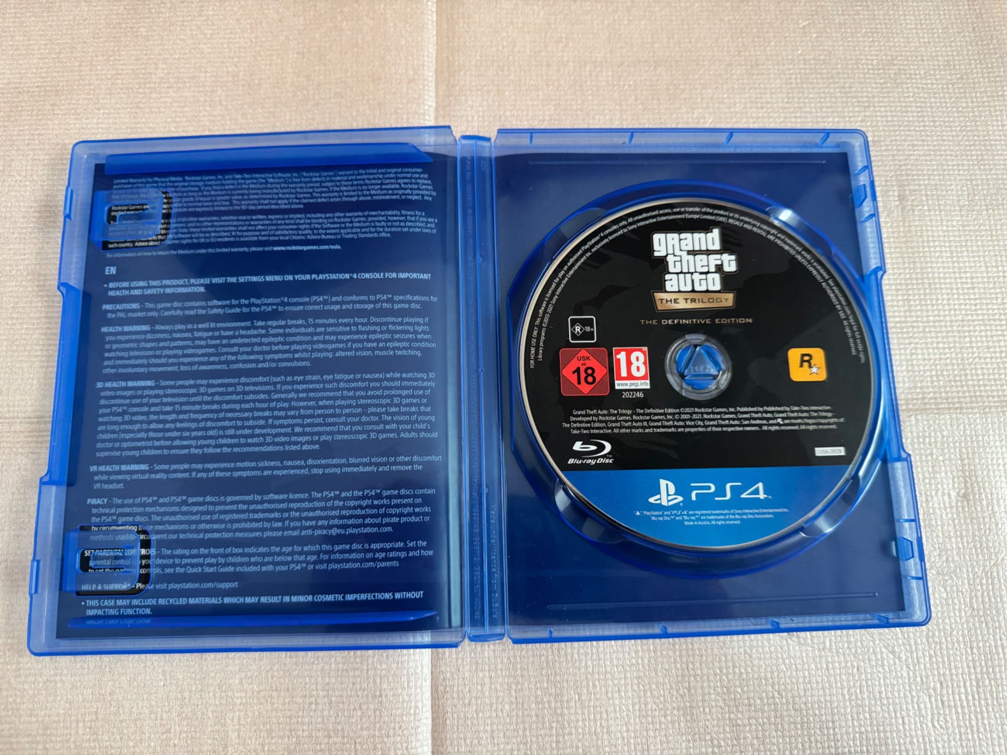 GTA The Trilogy The Definitive Edition PS4 Stan Idealny