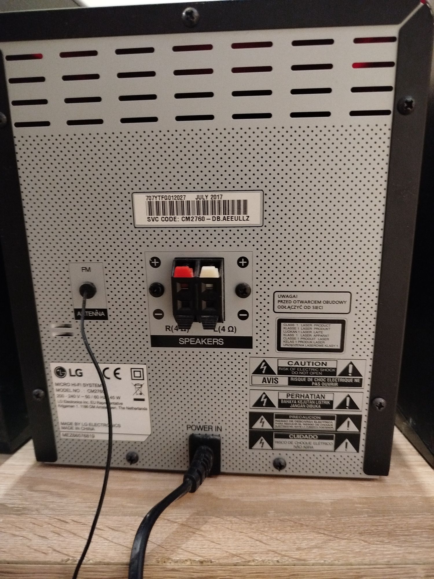 Wieża LG XBOOM CM2760 -160W