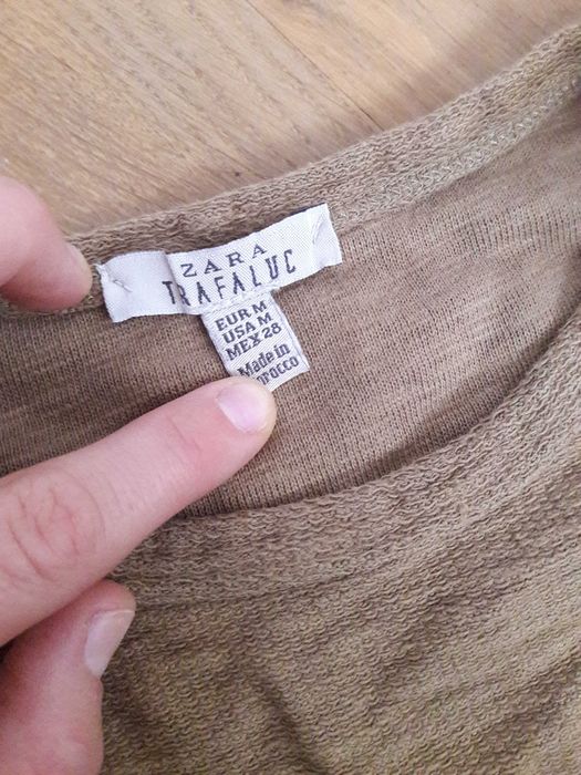 Musztardowa bluza ZARA