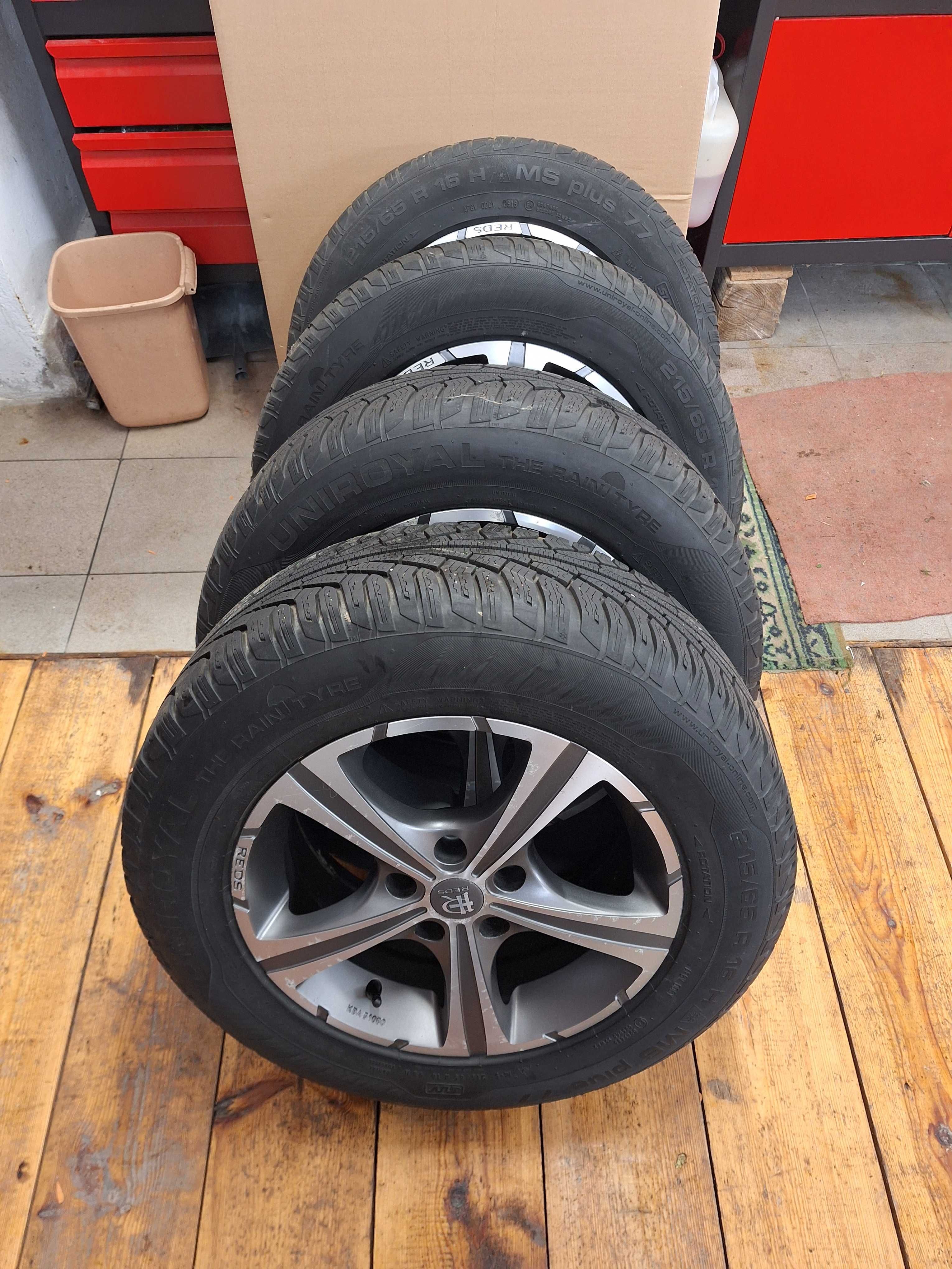 sprzedam felgi aluminiowe z oponami zimowymi do Nissan Qashgai